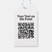 QRコードデザイン ギフトタグ (正面)