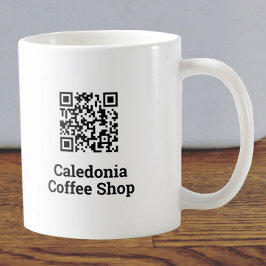 QRコードデザイン コーヒーマグカップ