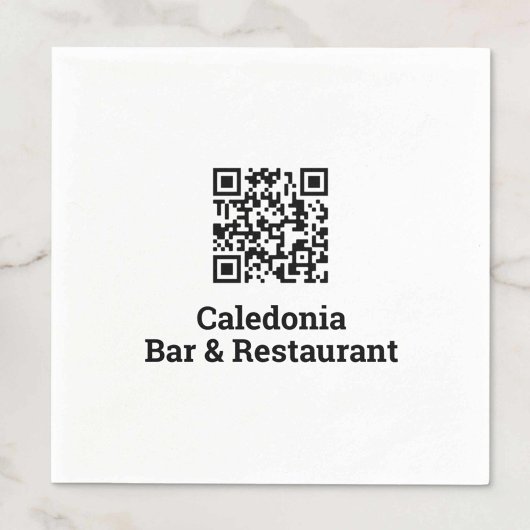QRコードデザイン スタンダードカクテルナプキン