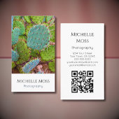 QRコードデザートカボスプロフェッショナル写真家 名刺