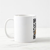 QRコードトラ コーヒーマグカップ (左)