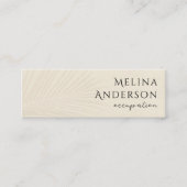 QRコードトロピカルパームミニ名刺 スキニー名刺 (正面)