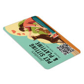 QRコードドッグビジネスでのペティシット&プレイタイム マグネット (右側)