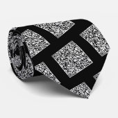 QRコードネックパーソナライズされたタイのカスタム色 ネクタイ (ロール)