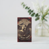 QRコードハロウィーン写真Webサイトロマンチックなドラキュラ エンクロージャーカード (スタンド正面)