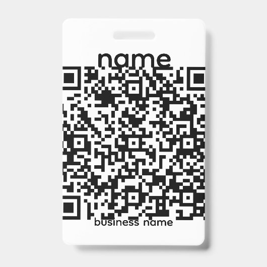 QRコードバッジ バッジ (正面)