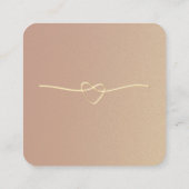 QRコードバーガンディーウェディングRSVPカード エンクロージャーカード (裏面)