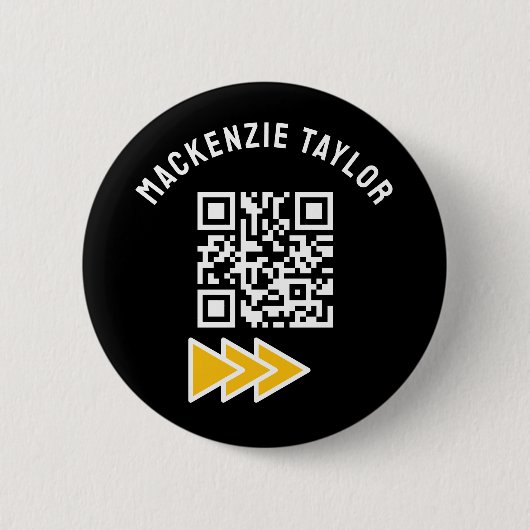 QRコードパーソナライズされたの作成 缶バッジ (正面)