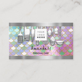 QRコードパーソナルシェフ料理レストラン人魚 名刺