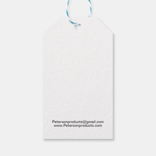 QRコードビジネスありがとうございます ギフトタグ (裏面)