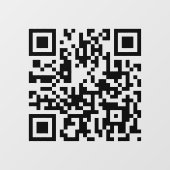 QRコードビジネスのミニマル追加 ウィンドウサイン (シート)