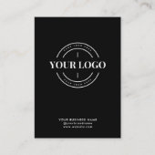 QRコードビジネスウェブサイトスキャンMeソーシャルメディアのロゴ 名刺 (正面)