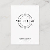 QRコードビジネスウェブサイトスキャンMeソーシャルメディアのロゴ 名刺 (正面)