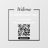 Qrコードビジネスブックへようこそ ウィンドウサイン (シート)