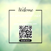 Qrコードビジネスブックへようこそ ウィンドウサイン (シート3)