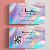 QRコードビジネスロゴオプアルストーン 名刺