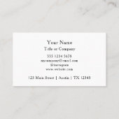 QRコードビジネスロゴシンプルプロフェッショナル 名刺 (裏面)