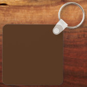 QRコードビジネスロゴプロフェッショナルカスタムブラックK キーホルダー (裏面)