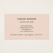 QRコードビジネスロゴ黒モダン名刺 (裏面)