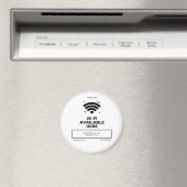 Qrコードビジネス名wifiミニマル詳細 マグネット (インサイチュ (食洗機))