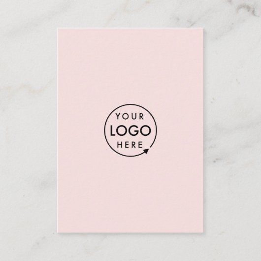 QRコードビジネスWebサイトスキャンMeソーシャルメディアピンク 名刺 (裏面)