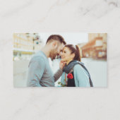 QRコードフォトウェディングRSVPオンライン 名刺 (裏面)