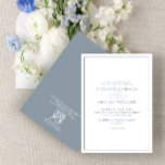 QRコードフォーマルダスティブルークラシックのスクリプ結婚ト 招待状<br><div class="desc">クラシック伝統的のフォーマル埃の多い青い結婚式招待状。花嫁のモダン浮気にフォーマル最適。RSVPへの招待に含まれるQRコード。全集はこちら： https://www.zazzle.com/collections/elegant_dusty_blue_classic_script_wedding-119277300212576021スモールビジネスをサポートしてくれてありがとう、本当に感謝！私たちは、あなたが私たちと同じようにこのデザインを愛し、私たちは喜んで、あなたを招待状したい私たちの新しいプライベートのFacebookグループのブリデスのための計画のヒントの一部に参加する忙しこと結婚を望む。https://www.facebook.com/groups/622298402544171 Copyright Anastasia Surridge for エレガント招待状,  all rights reserved.</div>