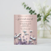 QRコードフローラ牧草地ワイルドフラワーパープルバラ (スタンド正面)