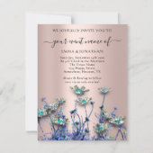 QRコードフローラ牧草地ワイルドフラワーブルーバラ (正面)