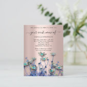 QRコードフローラ牧草地ワイルドフラワーブルーバラ (スタンド正面)