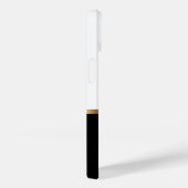 QRコードプロフェッショナルカスタムロゴ黒金ゴールドモダン Case-Mate iPhoneケース (裏面 / 右)