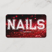 QRコードプロフェッショナルクリエイティブネイリスト 名刺 (裏面)