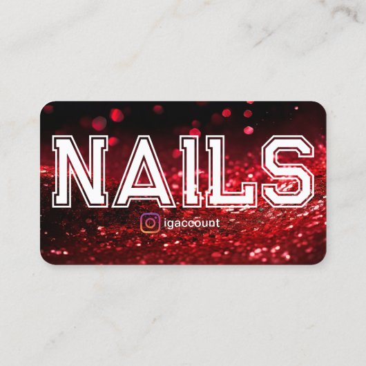 QRコードプロフェッショナルクリエイティブネイリスト 名刺 (裏面)