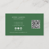 QRコードプロフェッショナルツリーサービス 名刺 (裏面)