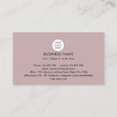 QRコードプロフェッショナルネットワー実在ク資産エージェント 名刺 (裏面)