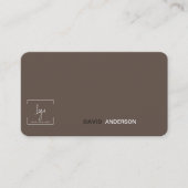 Qrコードプロフェッショナルビジネスロモダンゴスタイリッシュ 名刺 (正面)