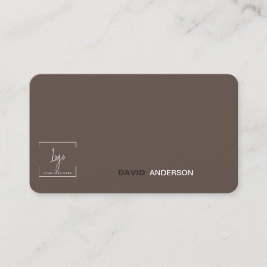 Qrコードプロフェッショナルビジネスロモダンゴスタイリッシュ 名刺 (正面)