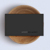 QRコードプロフェッショナルモダンシンプルブラック 名刺