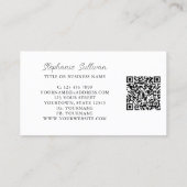 QRコードプロフェッショナルモダンツリー 名刺 (裏面)