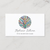 QRコードプロフェッショナルモダンツリー 名刺 (正面)