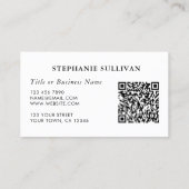 QRコードプロフェッショナル名刺 名刺 (裏面)