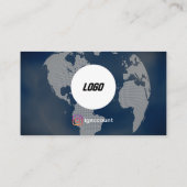 QRコードプロフェッショナル旅行代理店 名刺 (裏面)