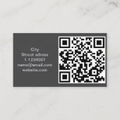 QRコードプロフェッショナル 名刺 (裏面)