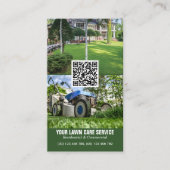 QRコードプロフェッショナルLawnCare名刺 名刺 (正面)