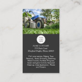 QRコードプロフェッショナルLawnCare名刺 名刺 (裏面)