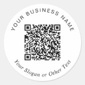 QRコードプロモーションの作成 ラウンドシール (正面)