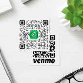 QRコードベンモ現金アプリプロファイルカード