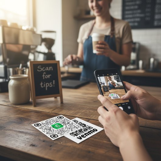 QRコードベンモ現金アプリプロファイルカード