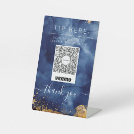 QRコードペイ又はチップサインクラフトブースショップディスプレイ 台座サイン