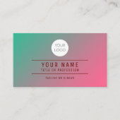 QRコードマイアミブレンド名プロフェッショナル コーリングカード (正面)